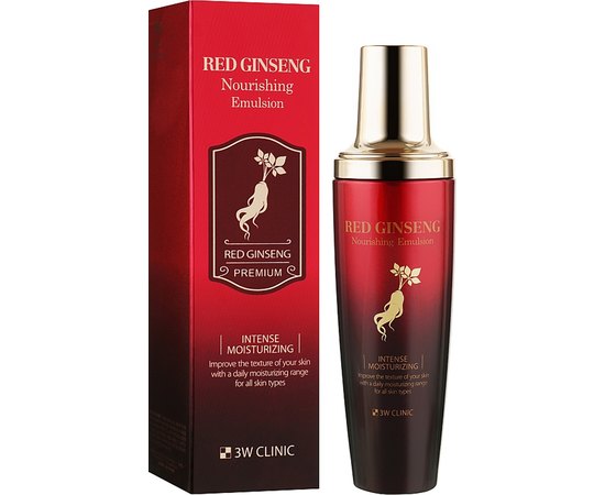 Эмульсия для лица 3W CLINIC Red Ginseng Nourishing Emulsion, 130 мл, изображение 2