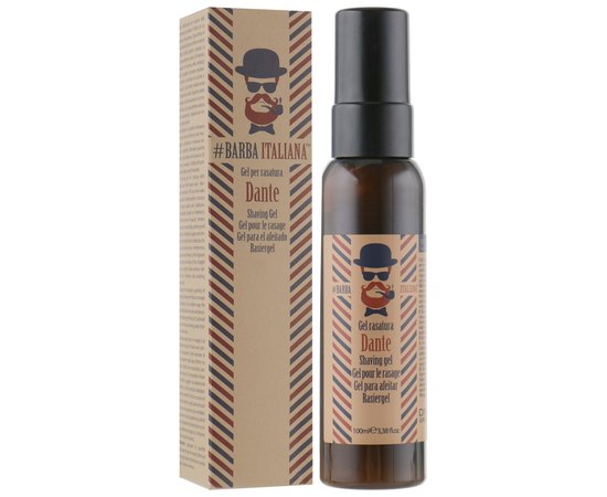 Гель для бритья Barba Italiana Dante Shaving Gel, 100 ml, изображение 2