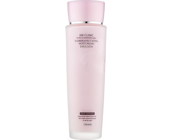 Глибоко-зволожуючий тонік для обличчя 3W CLINIC Flower Effect Extra Moisture Skin Softener, 150 мл, фото _ab__is.image_number.default