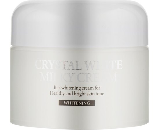 Крем для обличчя 3W CLINIC Crystal White Milky Cream, що освітлює та зволожує, 50 мл, фото 