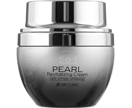 Крем для обличчя перлів, що відновлює з екстрактом 3W CLINIC Pearl Revitalizing Cream, 50 гр, фото 