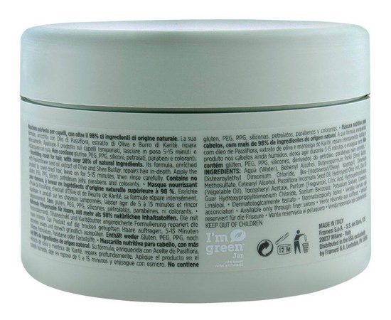 Маска для відновлення волосся Framesi Morphosis Green Moisturizing Mask, 200 ml, фото _ab__is.image_number.default Маска для відновлення волосся Framesi Morphosis Green Moisturizing Mask, 200 ml, фото _ab__is.image_number.default