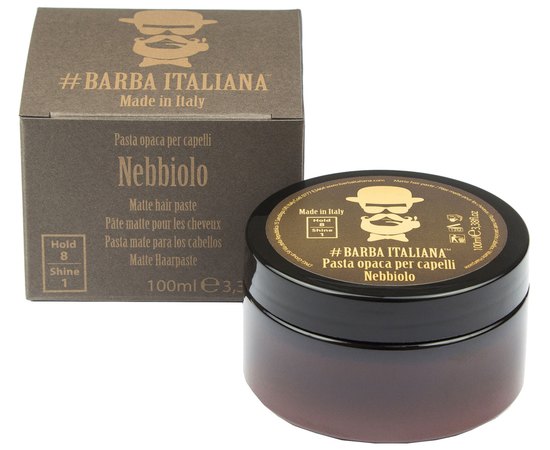 Матова паста для волосся Barba Italiana Nebbiolo Matte Hair Paste, 100 ml, фото _ab__is.image_number.default