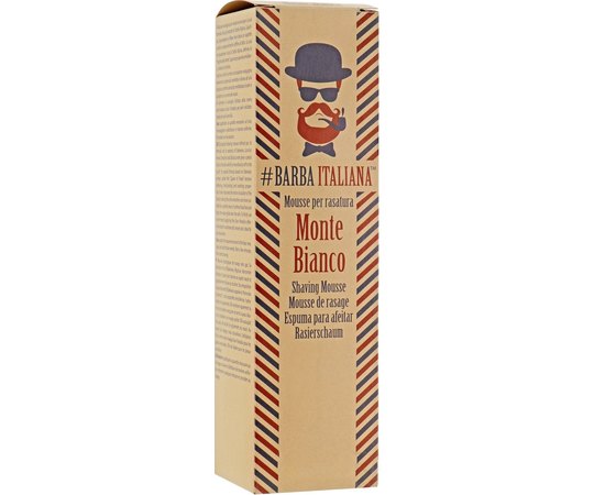 Пена для бритья Barba Italiana Monte Bianco Shaving Mousse, 150 ml, изображение 3