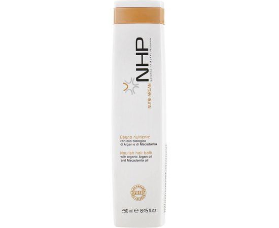 NHP Nutri Argan Nourish Hair Bath Поживний шампунь, фото 