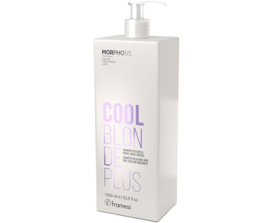 Шампунь для холодних відтінків світлого і сивого волосся Framesi Morphosis Cool Blonde Shampoo, 250 ml, фото _ab__is.image_number.default