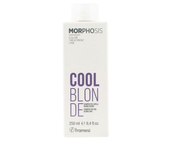 Шампунь для холодних відтінків світлого і сивого волосся Framesi Morphosis Cool Blonde Shampoo, 250 ml, фото _ab__is.image_number.default