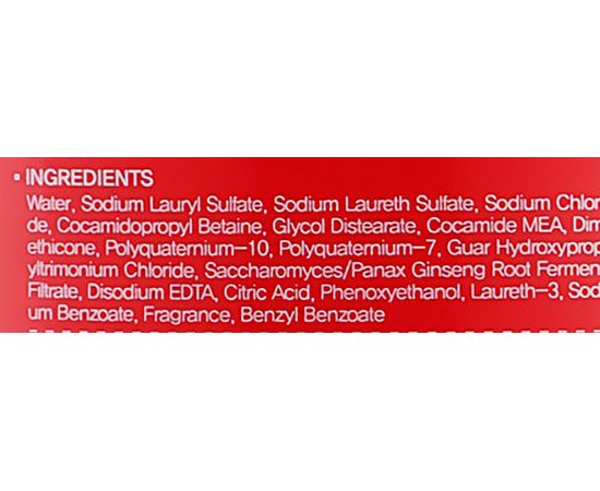 Шампунь для волос с красным женьшенем 3W CLINIC Red Ginseng Aging Care Shampoo, 500 мл, изображение 3