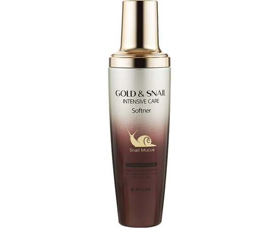 Смягчитель для лица 3W CLINIC Gold & Snail Intensive Care Softener, 130 мл