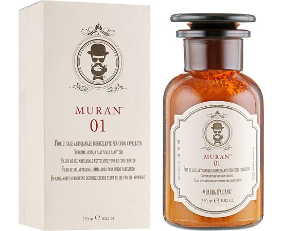 Сіль антисептична для шкіри голови Barba Italiana Muran 01, 250 g, фото _ab__is.image_number.default