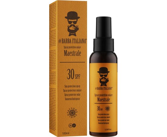 Сонцезахисний кремоподібний спрей Barba Italiana Maestrale Sun Protective Sprey SPF 30, 100 ml, фото _ab__is.image_number.default
