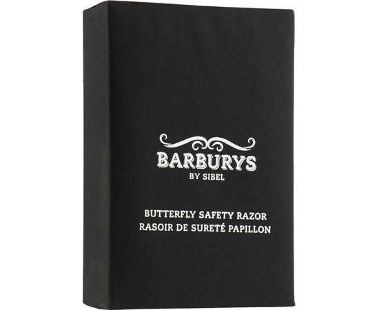 Верстат для гоління матовий чорний Barburys Butterfly Matt Black, фото _ab__is.image_number.default