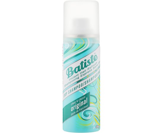 Сухой шампунь для волос Batiste Dry Shampoo Clean and Classic Original, изображение 3