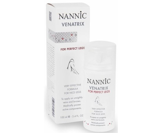 Сыворотка от сосудистой сетки на ногах Nannic Venatrix Legs, 100 ml