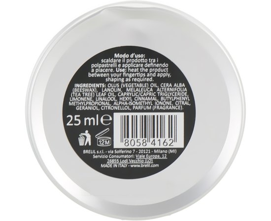 Воск для бороды и усов Brelil Berry's Beard and Moustache Wax, 25 ml, изображение 2