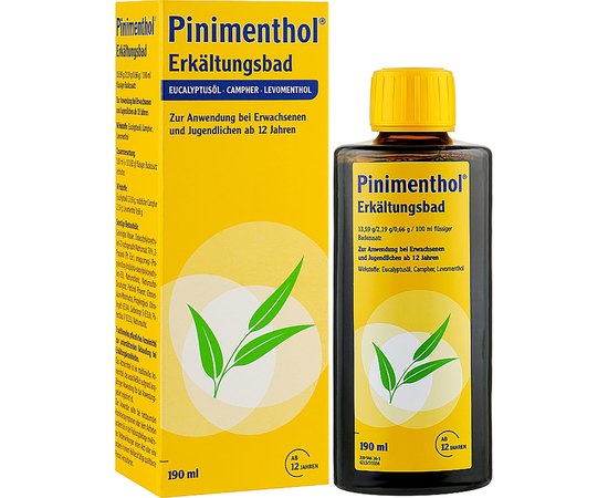 Концентрат для ванн Пиниментол Spitzner, 190 ml, изображение 2