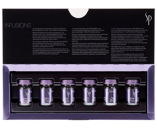 Эликсир для восстановления волос Wella SP Repair Infusion, 5 ml, изображение 2