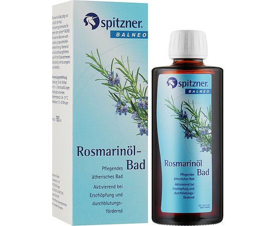 Концентрат для ванн тонизирующий Розмарин Spitzner Rosmarin Oeba, изображение 3