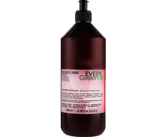 Кондиционер для окрашенных волос Dikson Every Green Colored Hair Conditioner, изображение 2