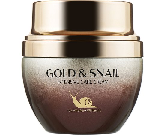 Крем для обличчя 3W Clinic Gold & Snail Intensive Care Cream, 50 мл, фото 