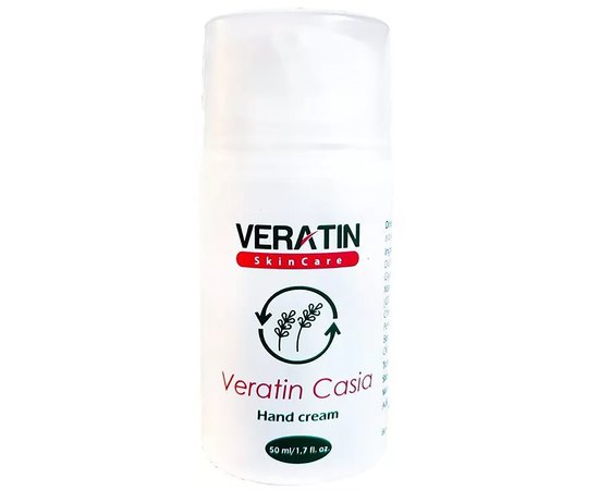 Крем для рук с лавандой Veratin Skin Care Casia  Hand Cream, 50 ml