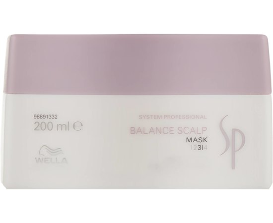 Маска для чувствительной кожи головы Wella SP Balance Scalp Mask, 200 ml
