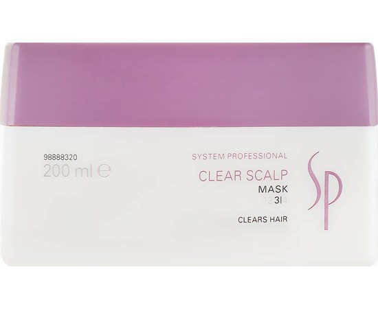 Маска против перхоти Wella SP Clear Scalp Mask, 200 ml