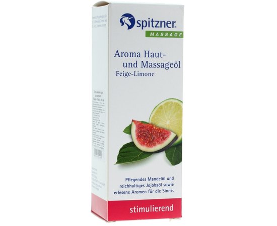 Spitzner Масло масажне для ароматерапії стимулюючий Інжир-Лайм, 190 мл., фото _ab__is.image_number.default