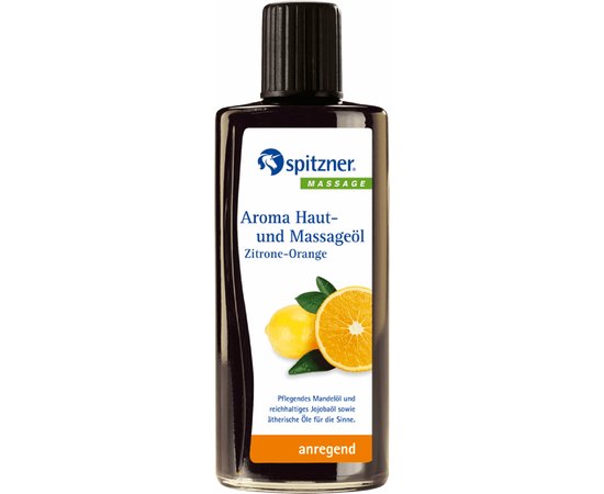 Масло массажное для улучшения функций кожи Лимон-Апельсин Spitzner, 190 ml