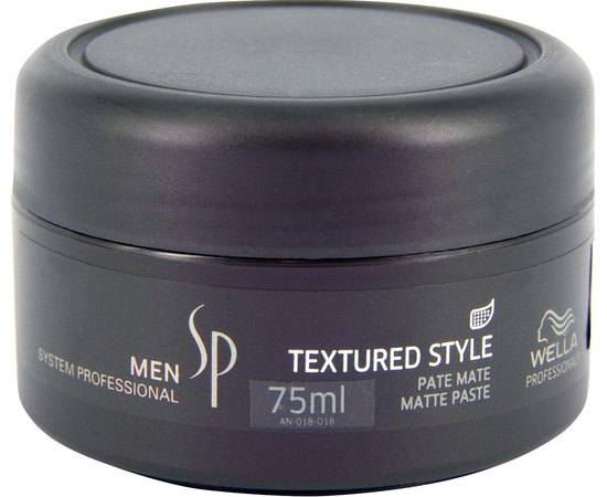 Wella SP Men Textured Style Matte Paste Паста для створення форми з матовим ефектом, 75 мл, фото _ab__is.image_number.default