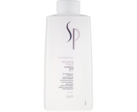 Шампунь для чувствительной кожи головы Wella SP Balance Scalp Shampoo, изображение 3