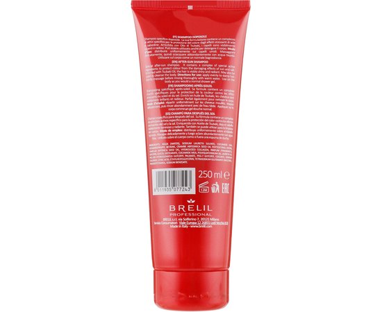 Шампунь для волосся після перебування на сонці Brelil Solaire Shampoo, 250 ml, фото _ab__is.image_number.default