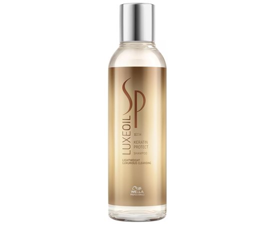 Wella SP Luxe Oil Keratin Protect Shampoo Шампунь кератіновосстанавлівающій, 200 мл, фото 