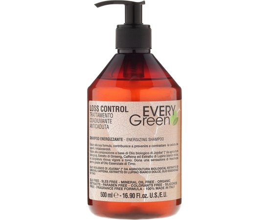 Шампунь против выпадения волос Dikson Every Green Loss Control Energizzante Shampoo