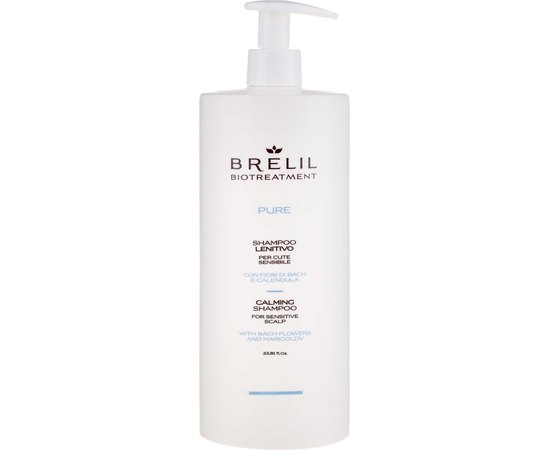 Восстанавливающий шампунь для чувствительной кожи головы Brelil Biotraitement Pure Calming Shampoo, изображение 3