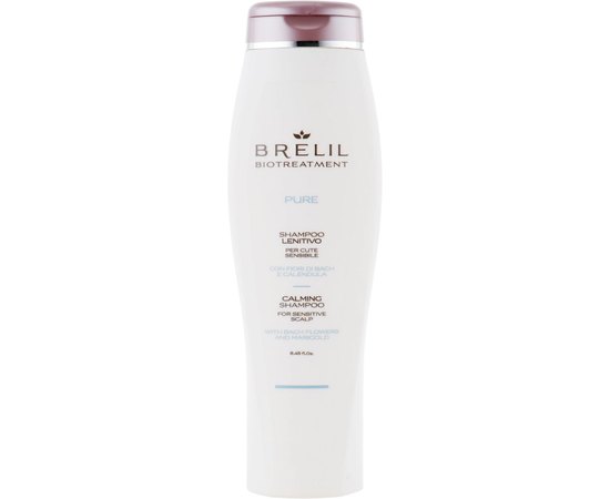 Шампунь, що відновлює, для чутливої шкіри голови Brelil Biotraitement Pure Calming Shampoo, фото 