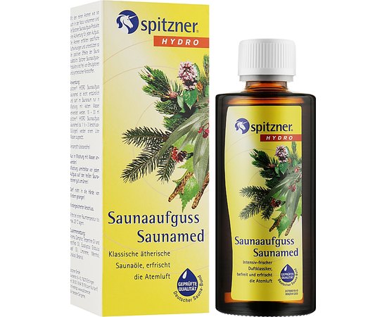 Жидкий концентрат для саун Саунамед Spitzner Saunaaufguss Saunamed, изображение 4
