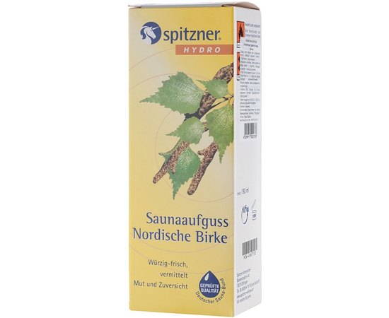 Жидкий концентрат для саун Северная берёза Spitzner, 190 ml, изображение 3