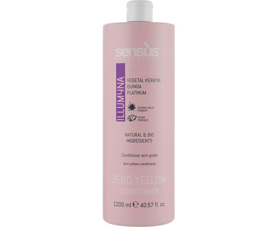 Кондиционер против желтизны волос Sensus Zero Yellow Conditioner, изображение 3