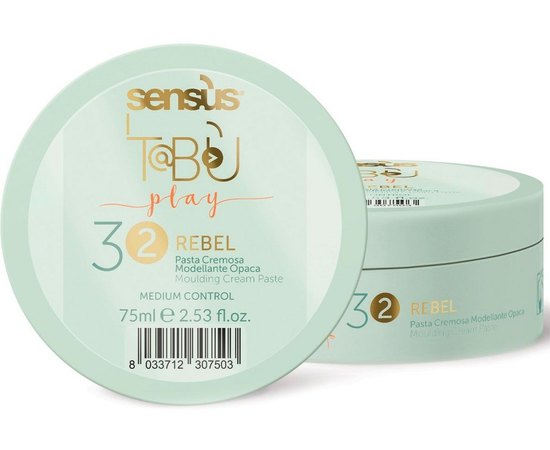 Кремоподібна паста для волосся середньої фіксації Sensus Tabu Rebel 32, 75 ml, фото _ab__is.image_number.default