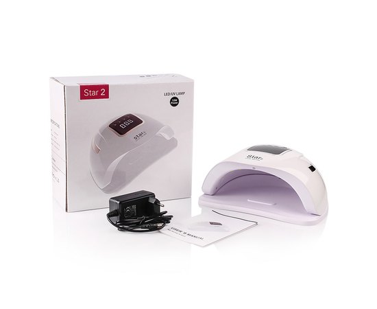 Лампа для манікюру Star 2 Silver Led+Uv, 72 W, фото _ab__is.image_number.default