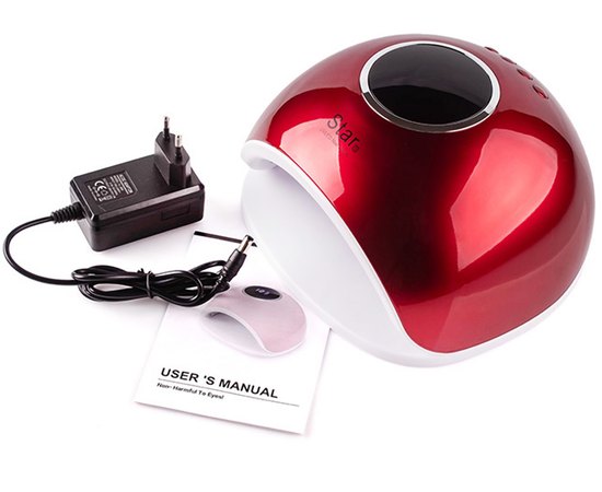 Лампа для манікюру Star 5 Red Led+Uv, 72 W, фото 