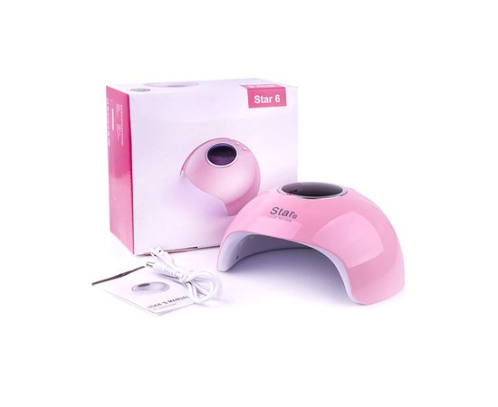 Лампа для маникюра Star 6 Pink Led+Uv, 24 W, изображение 4