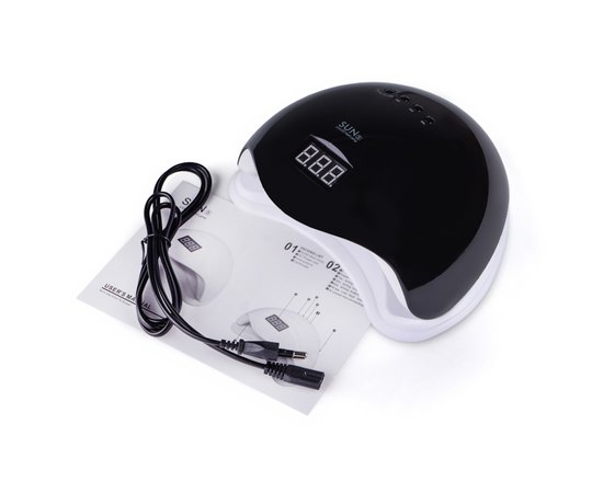 Лампа для манікюру Sun 5 Black Led+Uv, 48 W, фото _ab__is.image_number.default