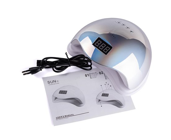 Лампа для манікюру Sun 5 Mirror Led+Uv, 48 W, фото _ab__is.image_number.default