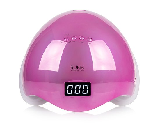 Лампа для манікюру Sun 5 Mirror Pink Led+Uv, 48 W, фото _ab__is.image_number.default