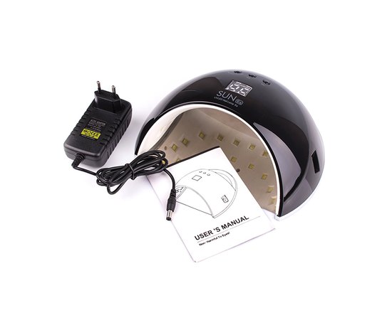 Лампа для манікюру Sun 6 Black Led+Uv, 48 W, фото _ab__is.image_number.default