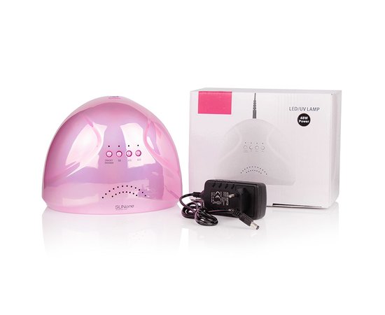Лампа для манікюру Sun One Mirror Pink Led+Uv, 48 W, фото _ab__is.image_number.default
