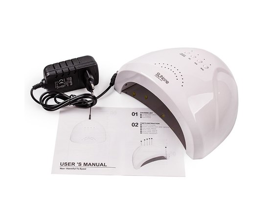 Лампа для маникюра Sun One White Led+Uv, 48 W, изображение 3