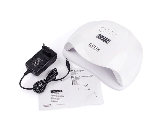 Лампа для маникюра Sun X White Led+Uv, 54 W, изображение 3